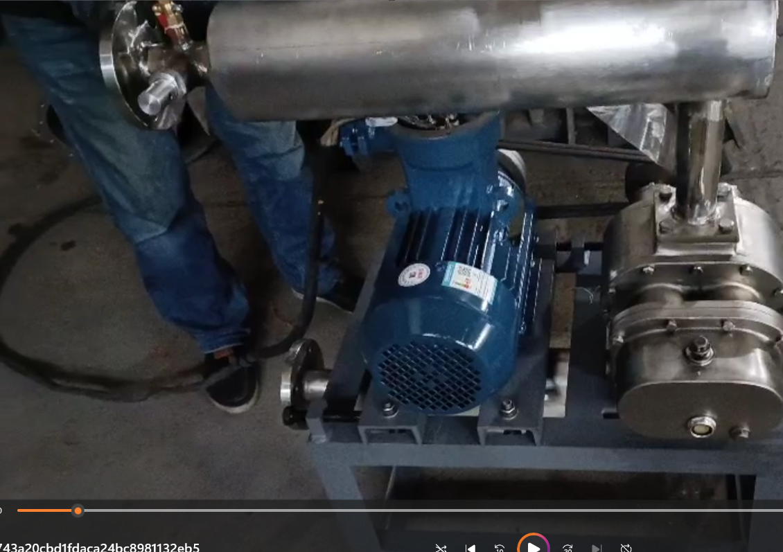 不銹鋼羅茨風(fēng)機視頻